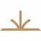 Ekena Millwork Richland Timber Gable Bracket, Western Red Cedar, 96"W x 48"H x 1 1/2"D x 5 1/2"F, 12/12 Pitch GBW096X48X0206RIC00SWR - alternate 1